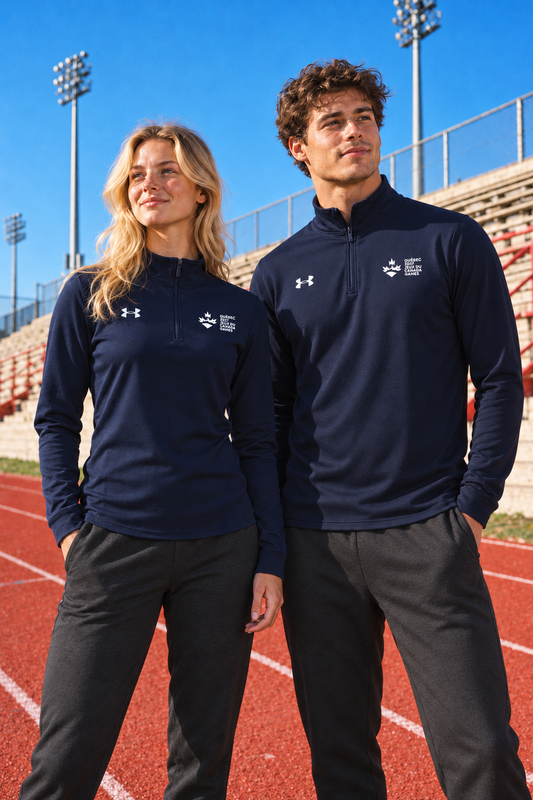27CG UA Chandail à manches longues 1/4 zip pour femmes